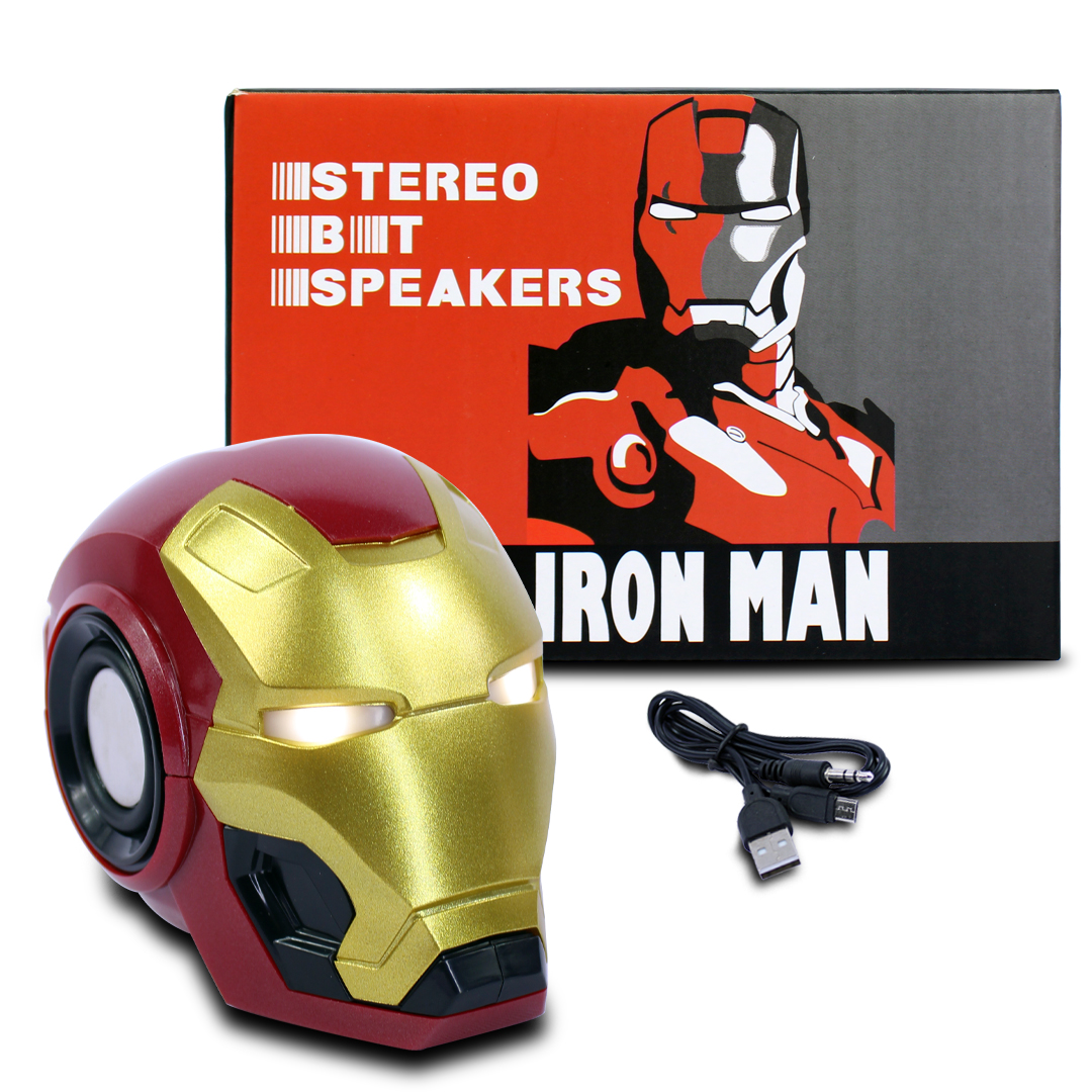 Bocina Altavoz Iron Man Mark 45 Fm Bt Aux