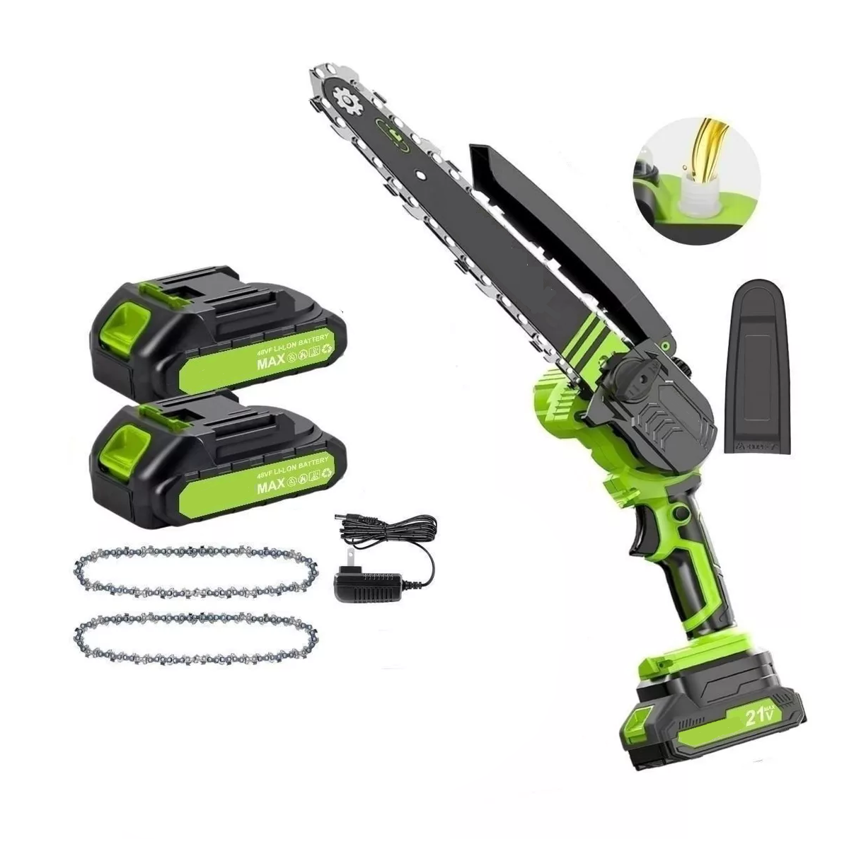 Motosierra Sierra Eléctrica Portátil Inalámbrica 8 In,jardin