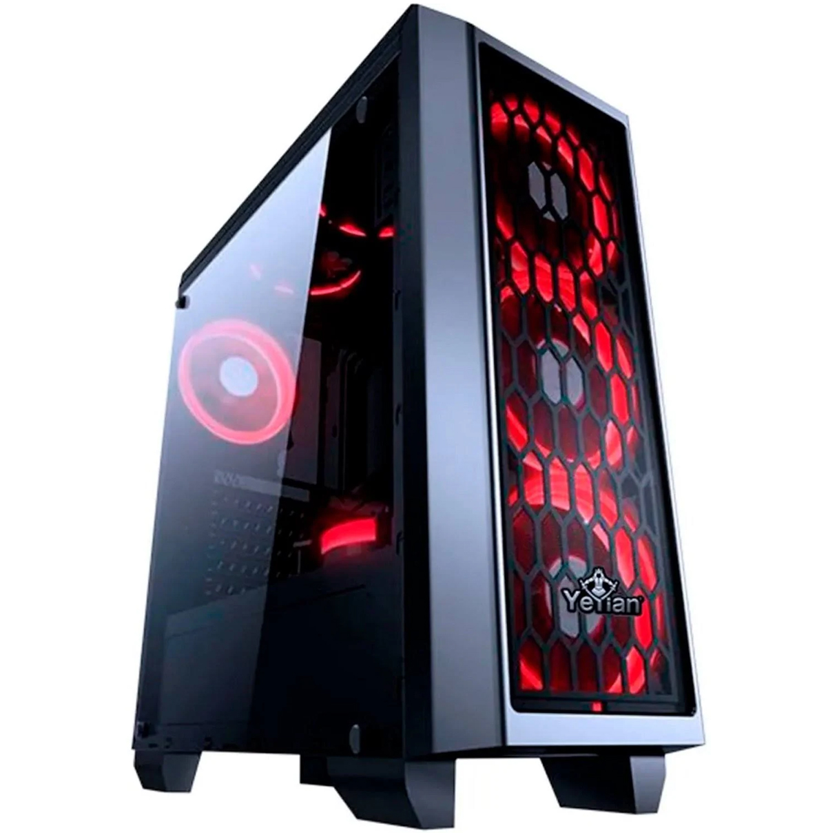 Gabinete Gamer YEYIAN BLADE 2101 ATX Acrilico 1 Ventilador YNH-B2101 