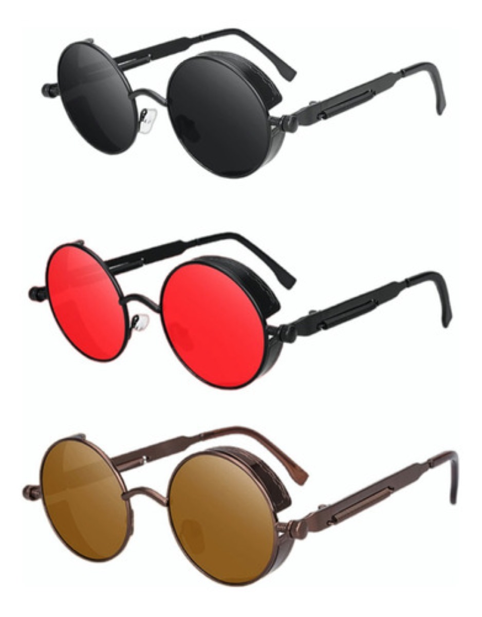 Lentes de sol redondos new arrivals