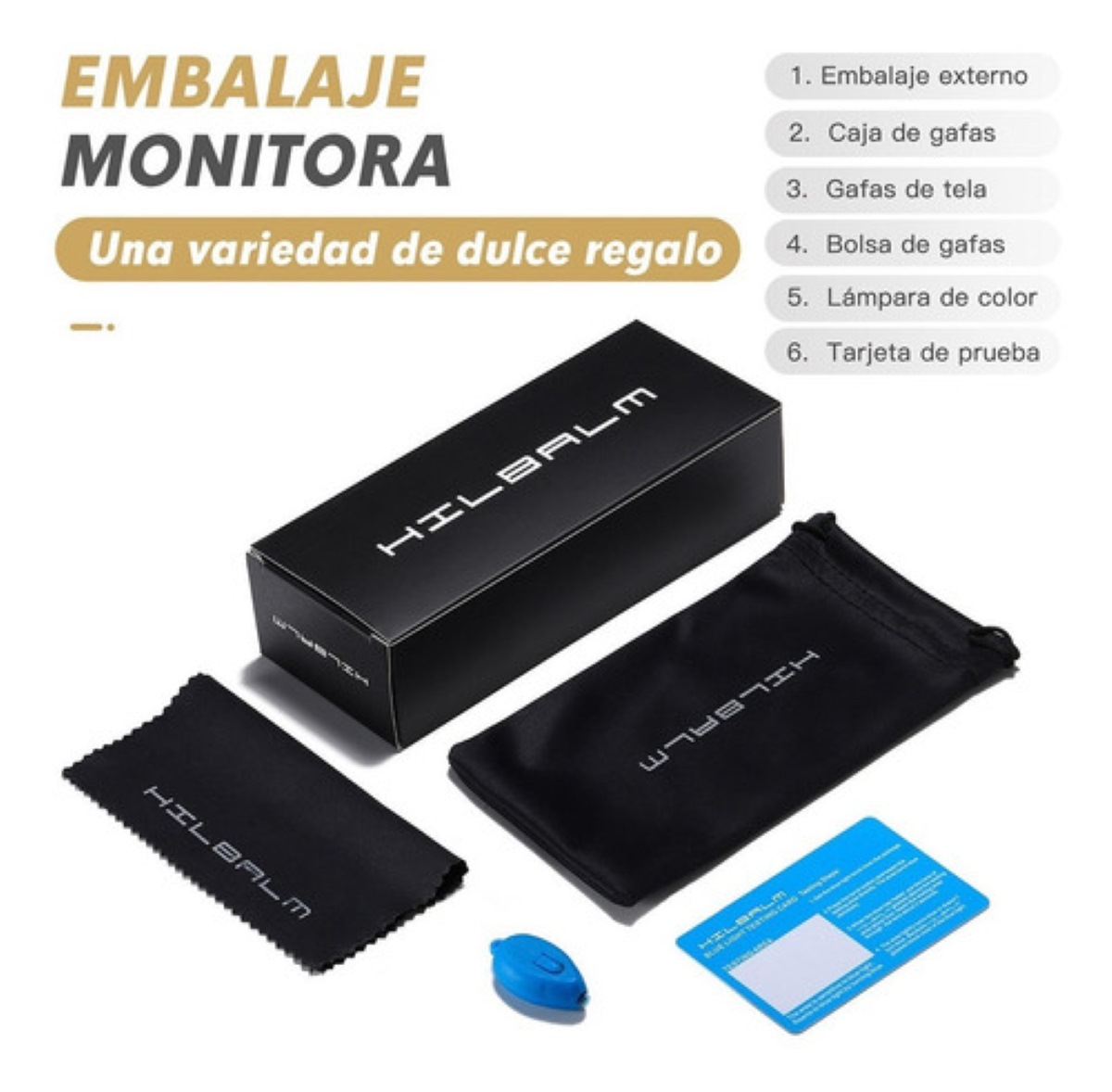 lentes De Filtro De Luz Azul Vista Cansada 2 Piezas 