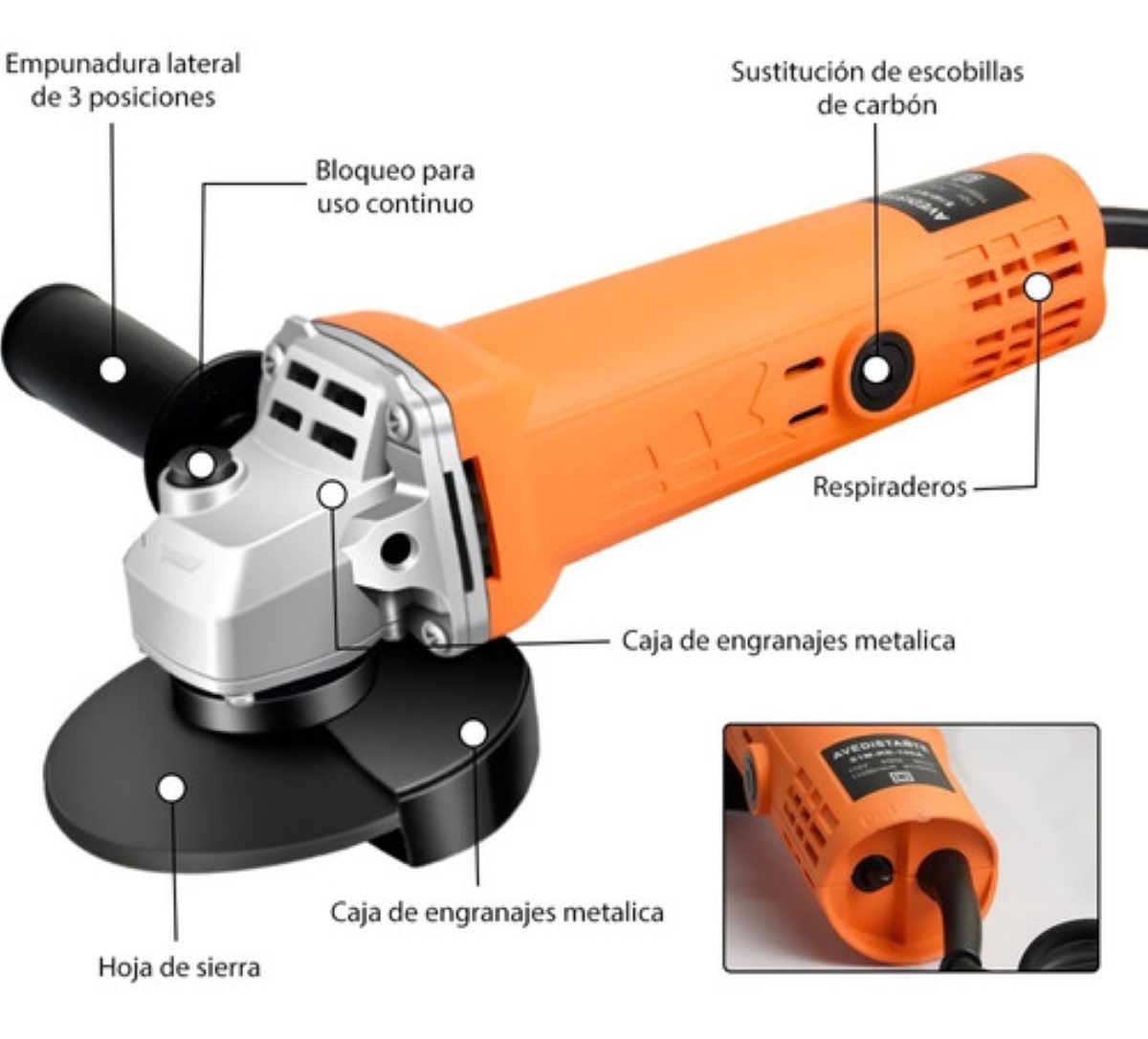  Mini amoladora eléctrica 180W, mini herramienta rotativa  multifunción 180 accesorio, 5.000-30.000 RPM velocidad variable, utilizado  para grabar, fresar, limpiar, moler, 180pcs : Todo lo demás