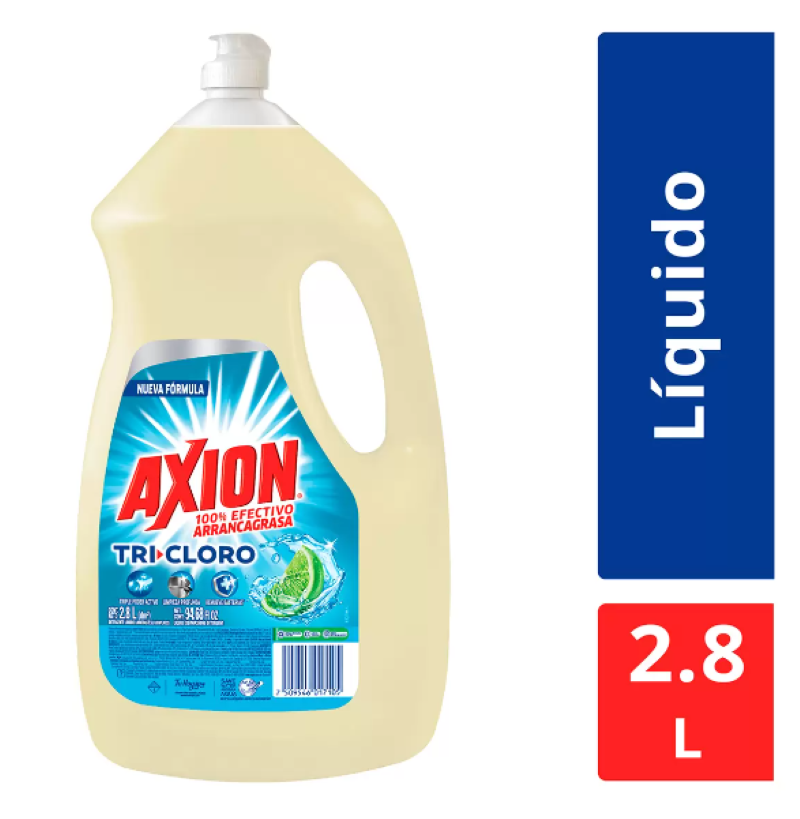 Lavatrastes Líquido Axion 561998 Tricloro de 2.8 l Antigrasa