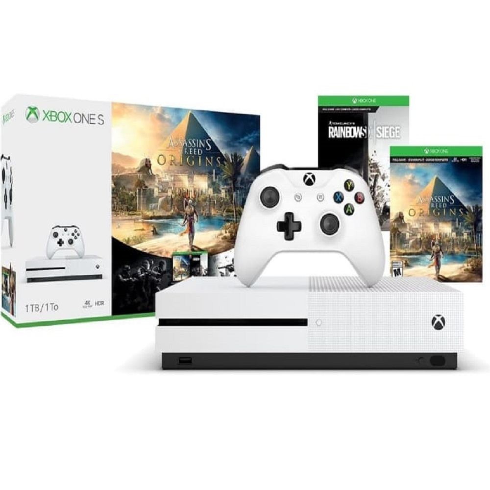 Xbox One S 1tb Assassin's Creed Origins/tom Clancys.