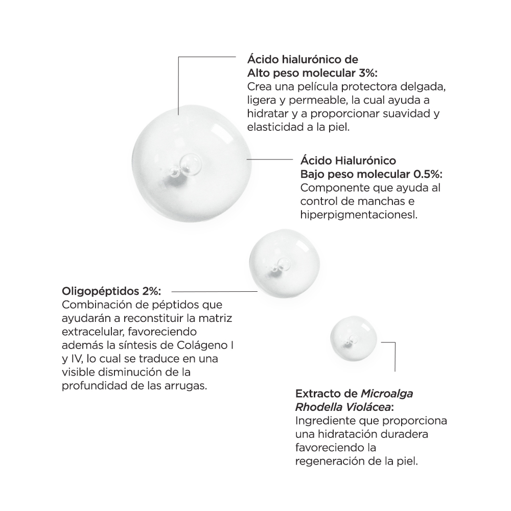 Reve Dermatologique - Dibel H&L Hyaluronic Vt. B5 - Suero Facial Hidratante - Ácido Hialurónico - Hidrata Profundamente - 30 ml