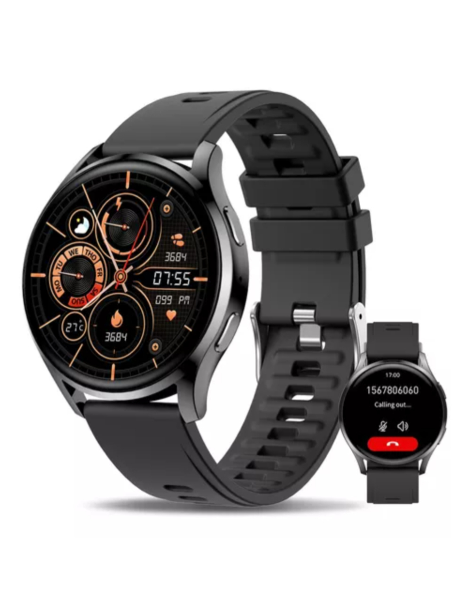 Smartwatch, 1.44 Reloj Inteligente Hombre Mujer Impermeable IP65