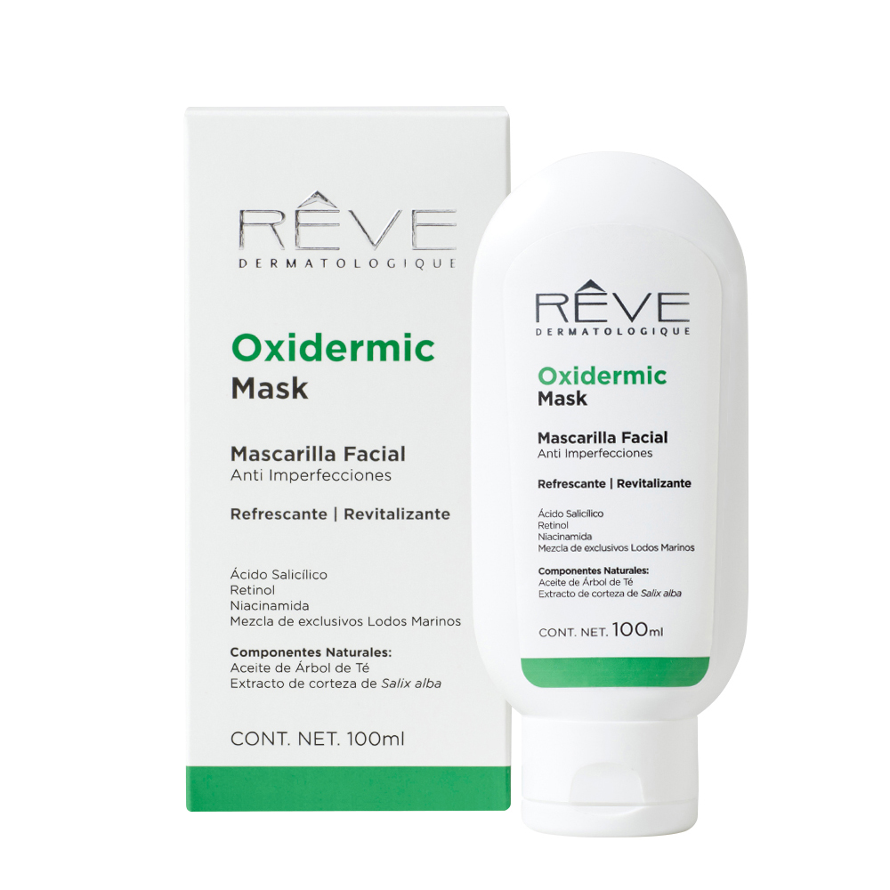  Reve Dermatologuique - Oxidermic Mask - Mascarilla Facial Anti Imperfecciones - Humectación - Control de grasa - 100 ml