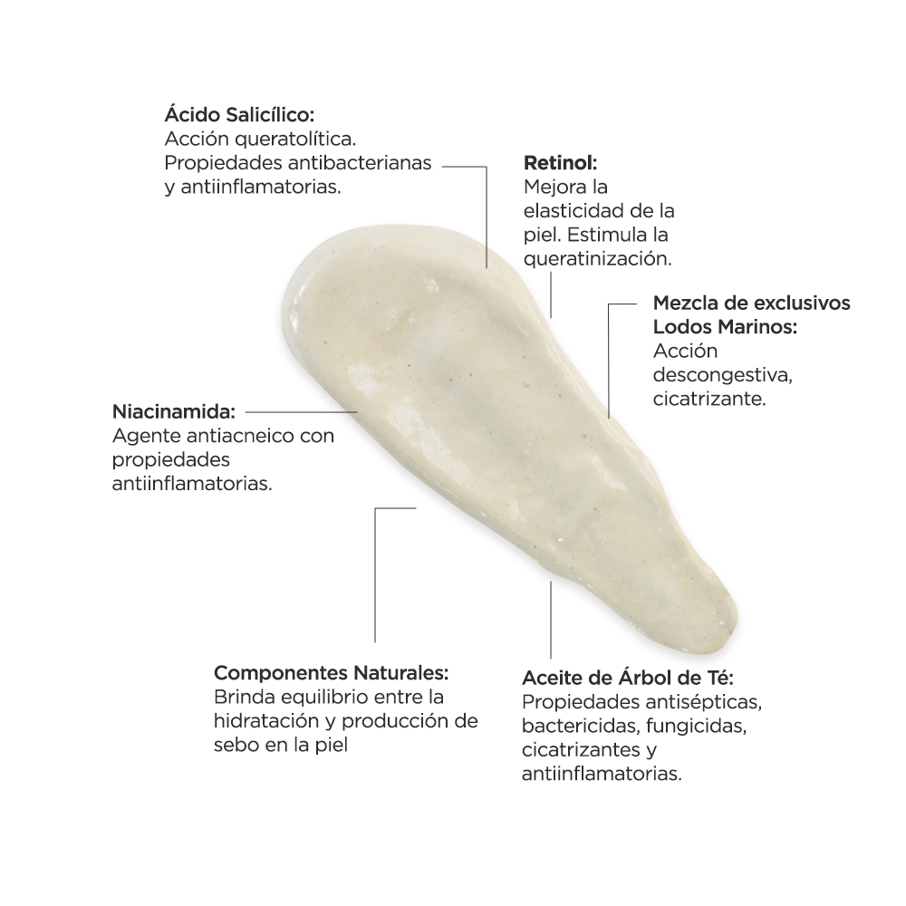  Reve Dermatologuique - Oxidermic Mask - Mascarilla Facial Anti Imperfecciones - Humectación - Control de grasa - 100 ml