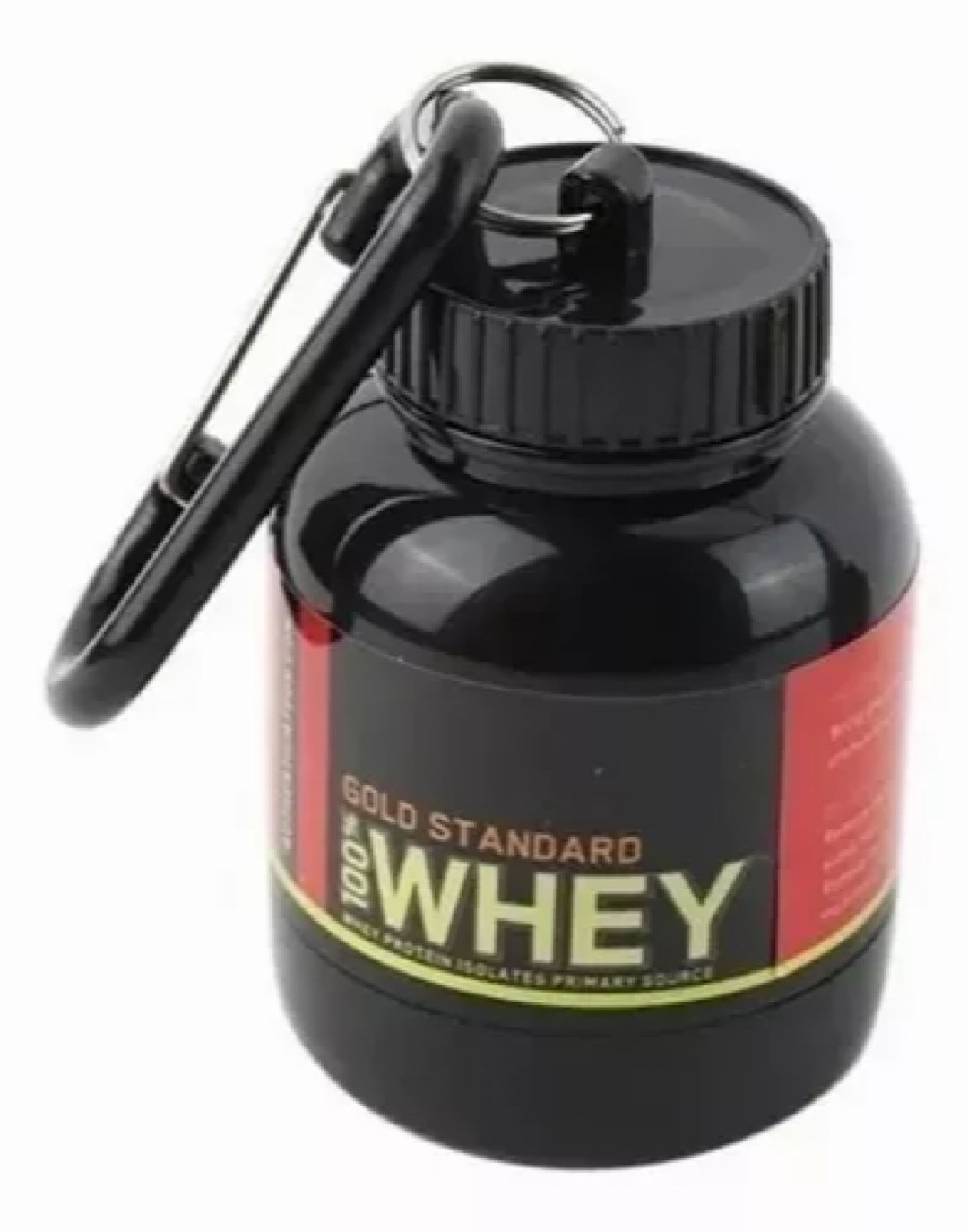 Embudo Porta Proteína O Pastillas Bonito Llavero Portátil