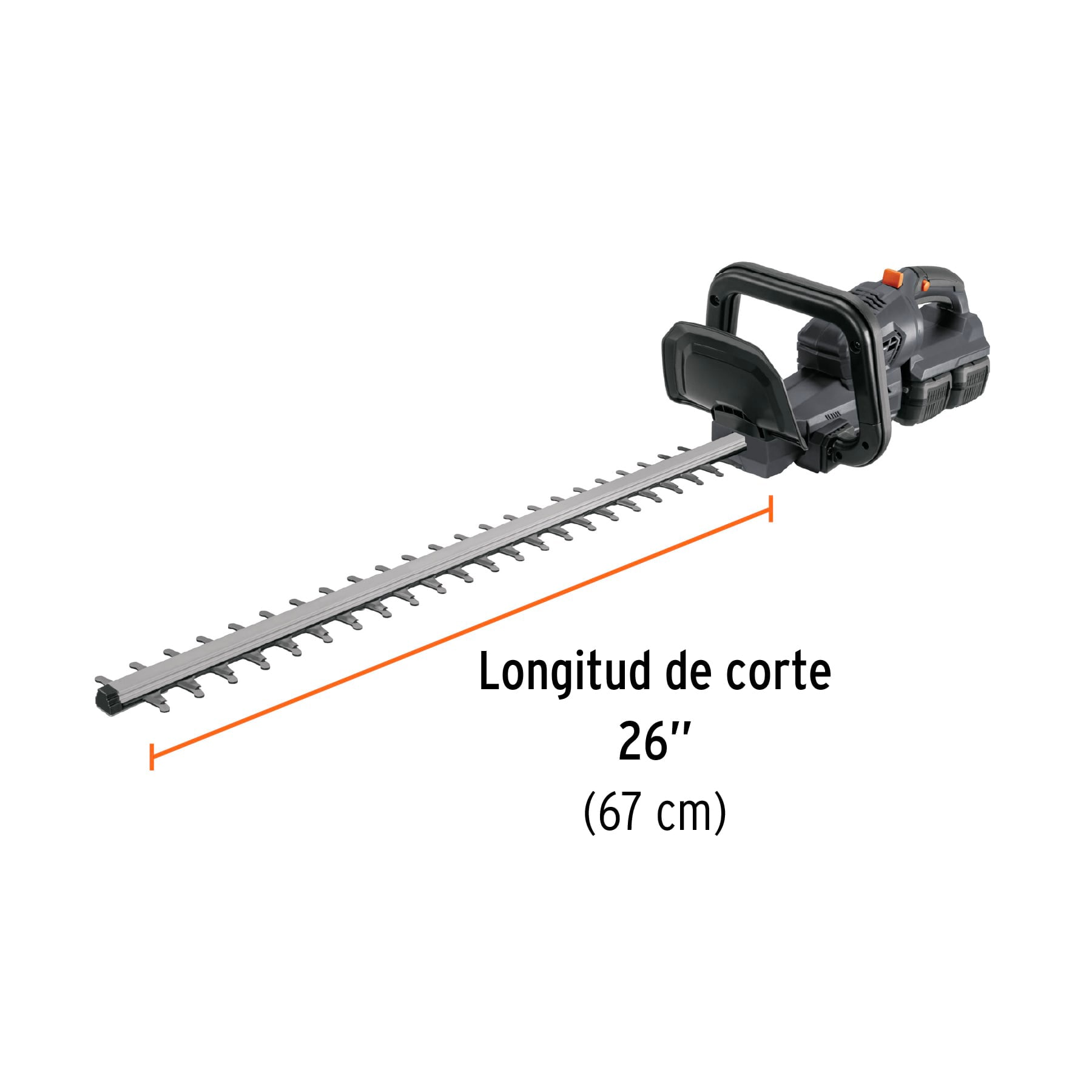 CORTA-SETOS INALÁMBRICO 1/2", 40 V, TRUPER MAX 102490
