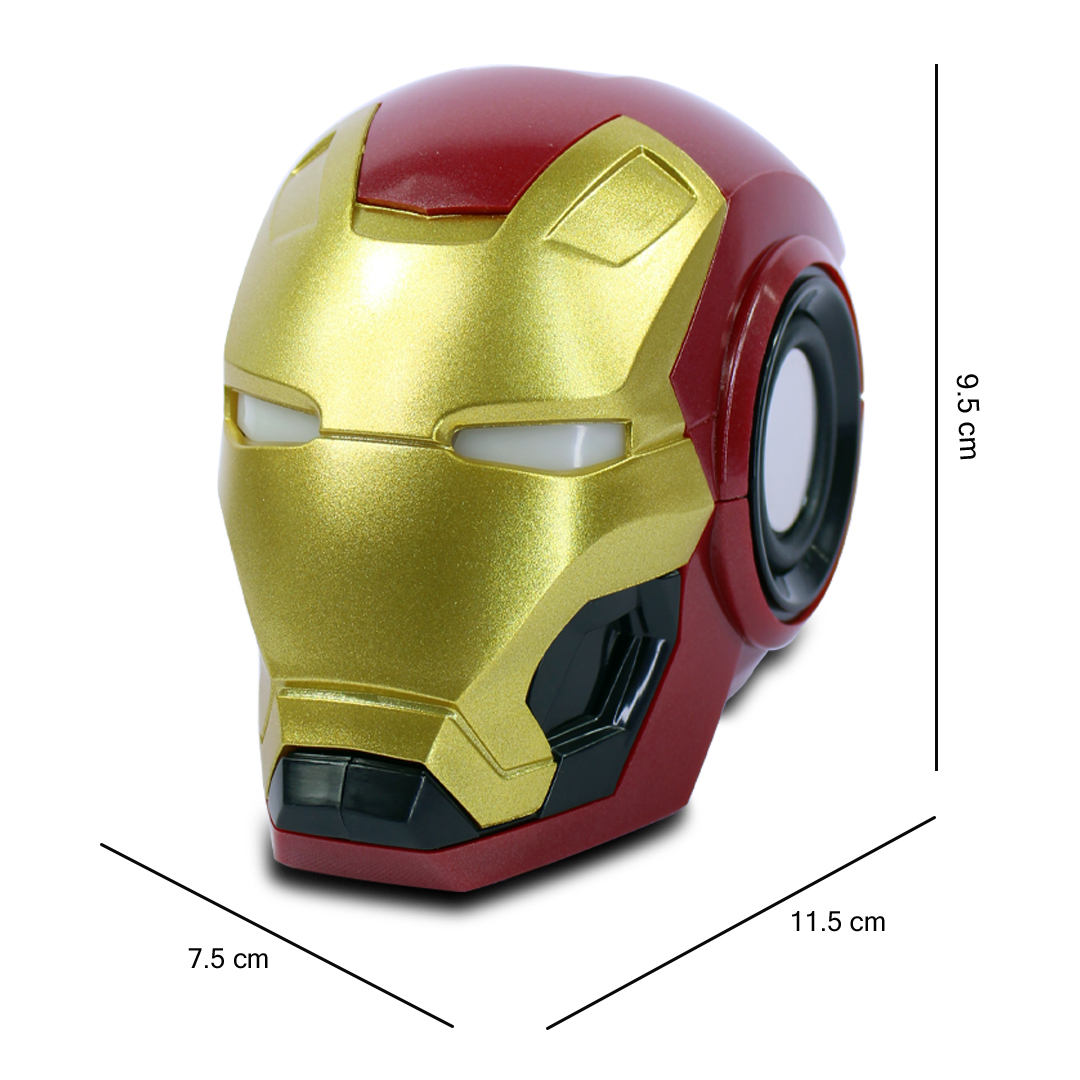 Bocina Altavoz Iron Man Mark 46 Fm Bt Aux