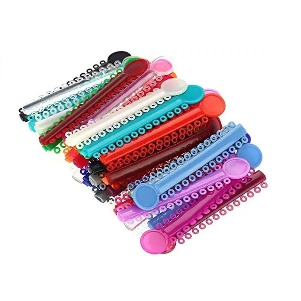 10 Bastones Ligas Bandeja De Ortodoncia Colores Surtido