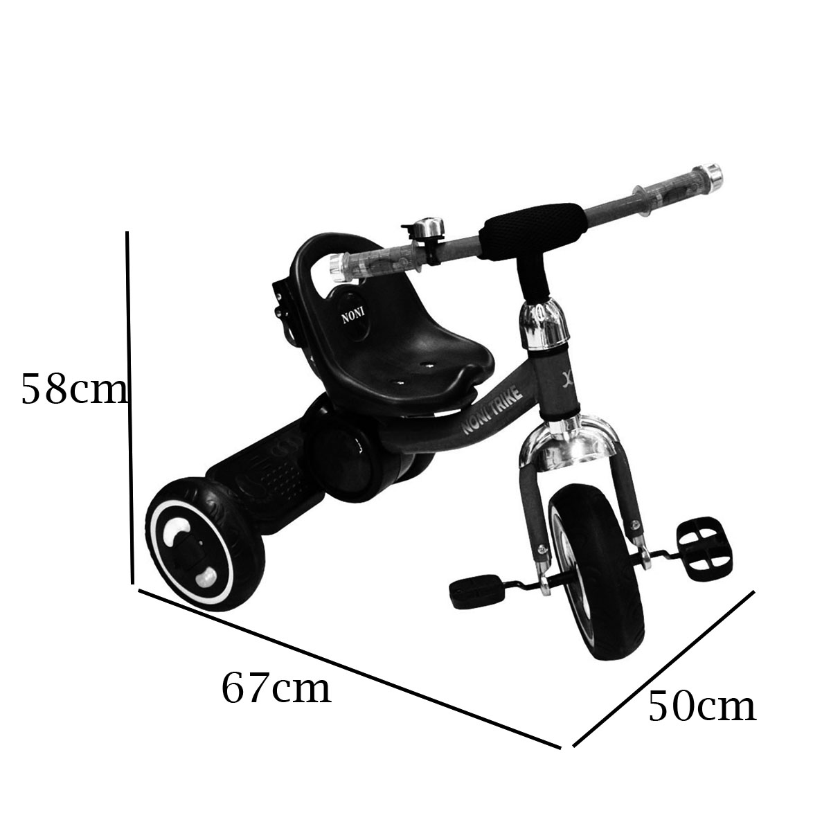 Triciclo Angelin Con Luz y Sonido 805-D Morado