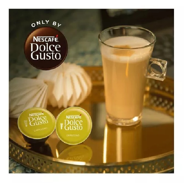 Café Cappuccino Light En Cápsula Nescafé Dolce Gusto 16 Piezas