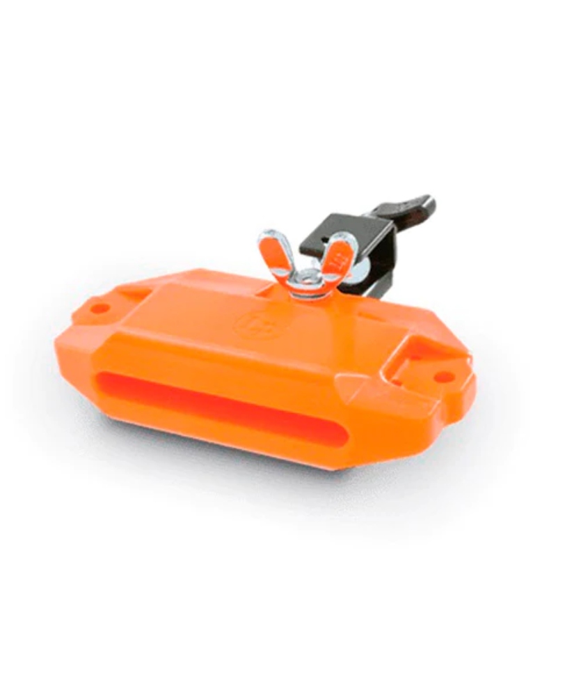 Latin Percussion Redoba Piccolo plastico naranja con soporte Lp1204