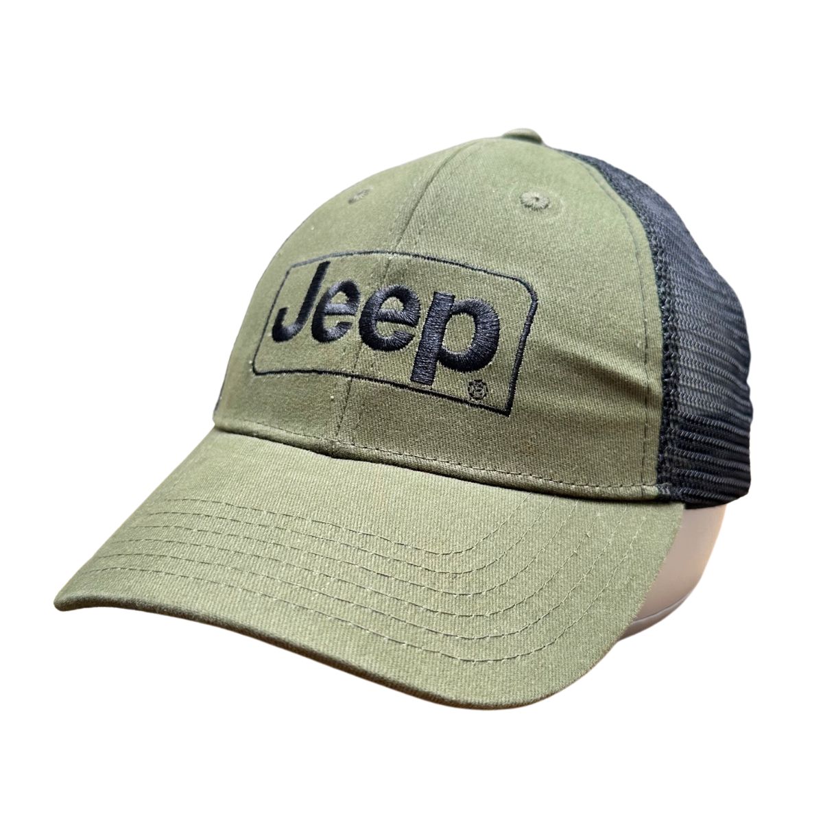 Gorra Jeep Verde Militar Original Trucker 4x4 Todo Terreno
