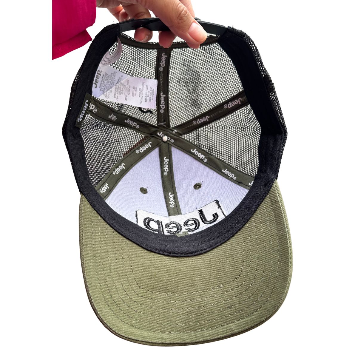 Gorra Jeep Verde Militar Original Trucker 4x4 Todo Terreno