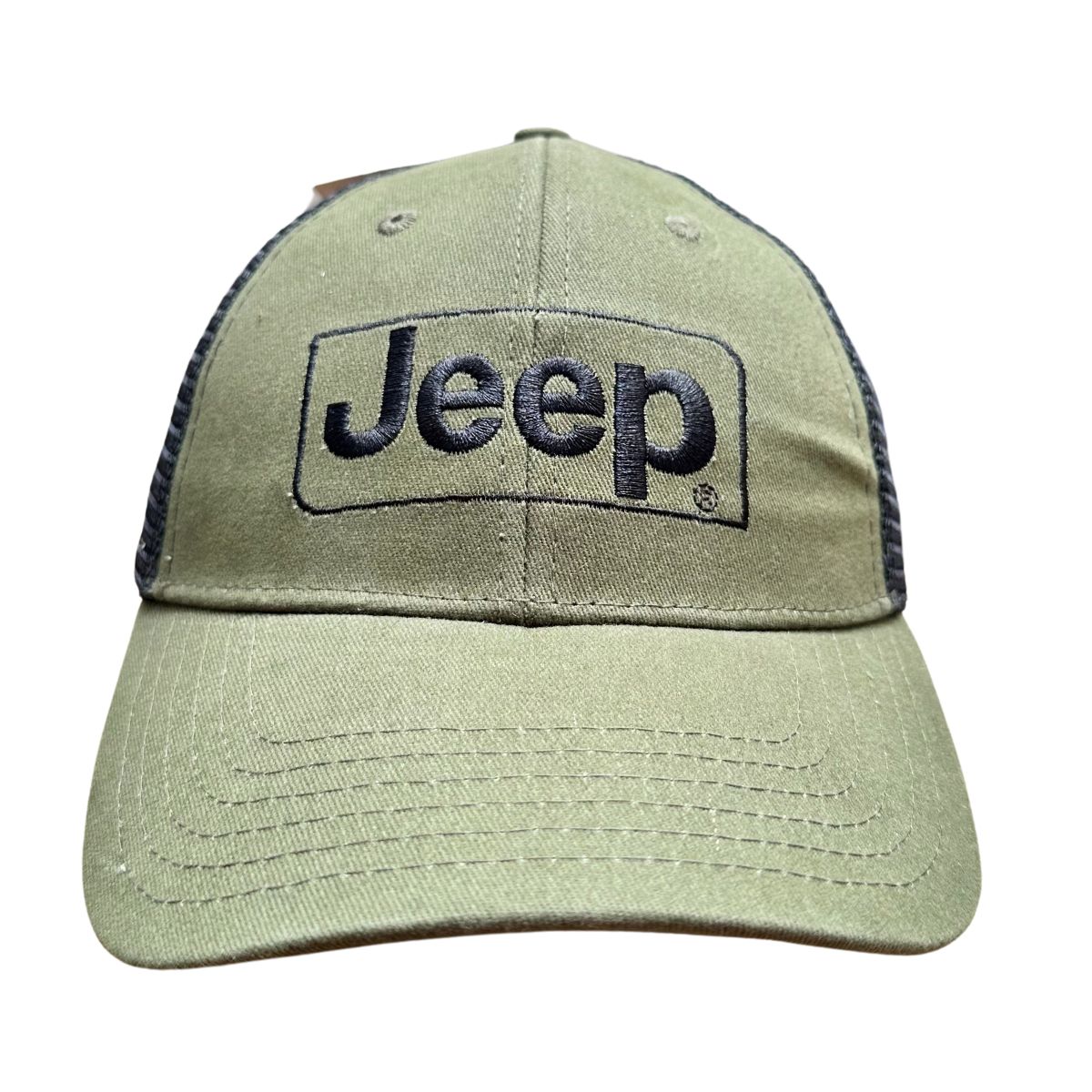 Gorra Jeep Verde Militar Original Trucker 4x4 Todo Terreno