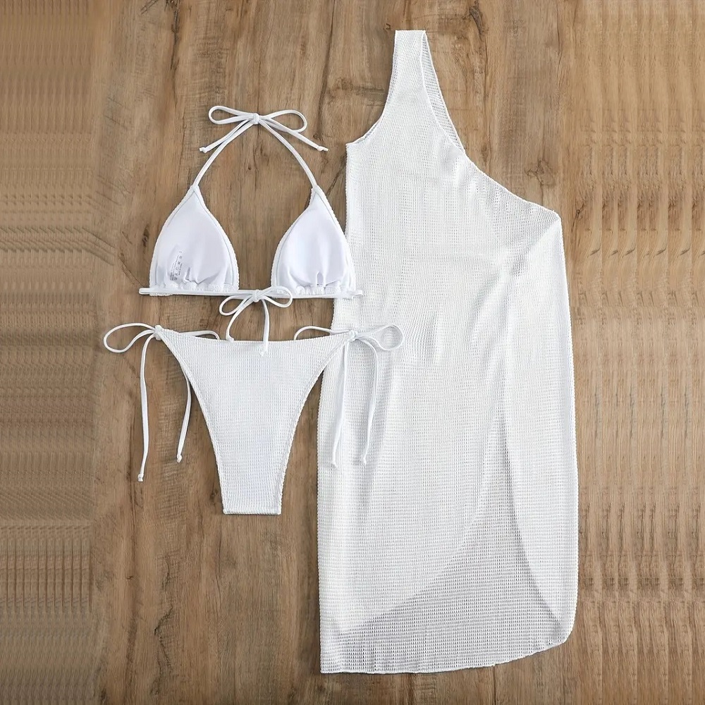 Traje de baño para mujer de 3 piezas