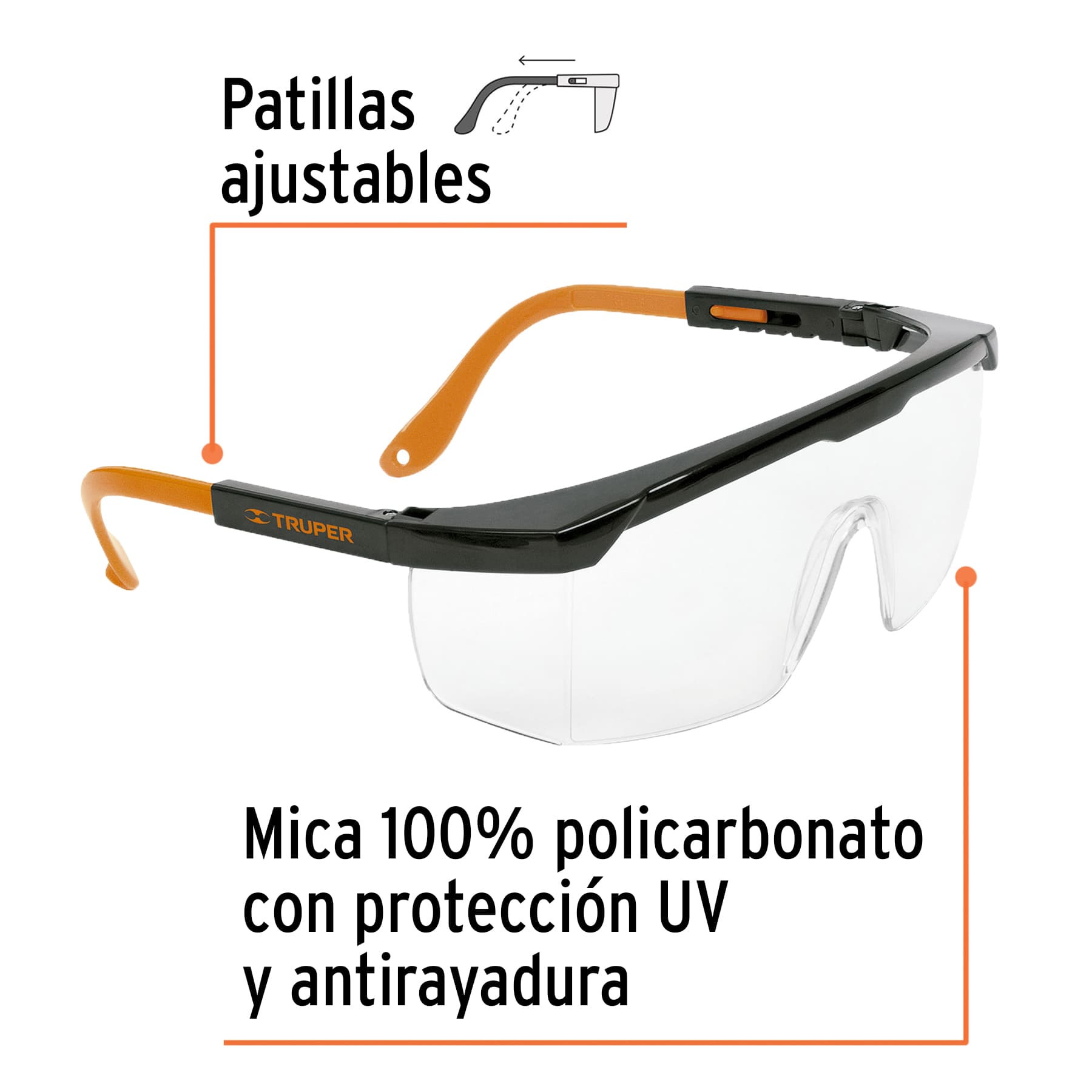 Lentes de seguridad transparentes truper new arrivals