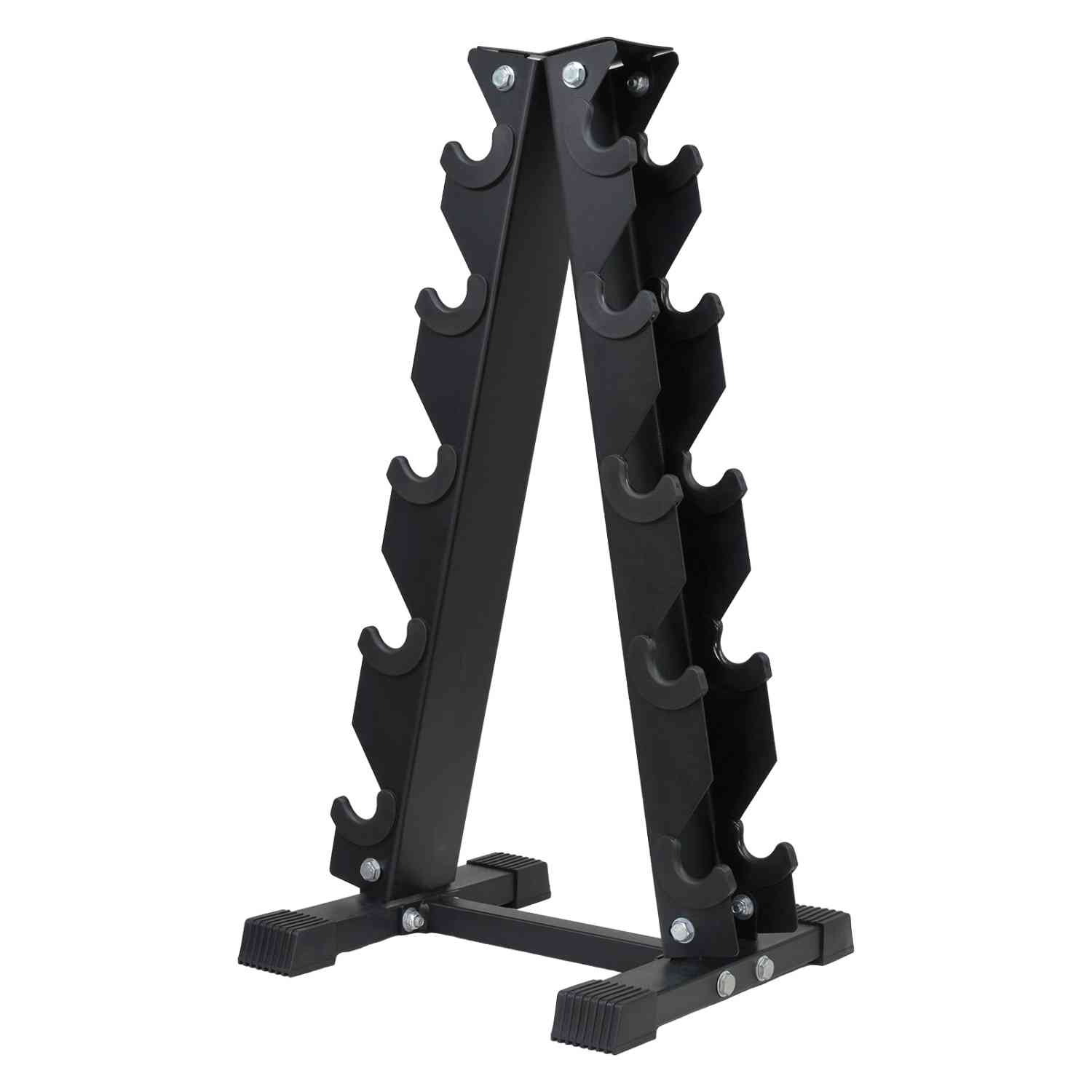 Rack Mancuernas Gym Tipo Torre Soporte 5 Pares