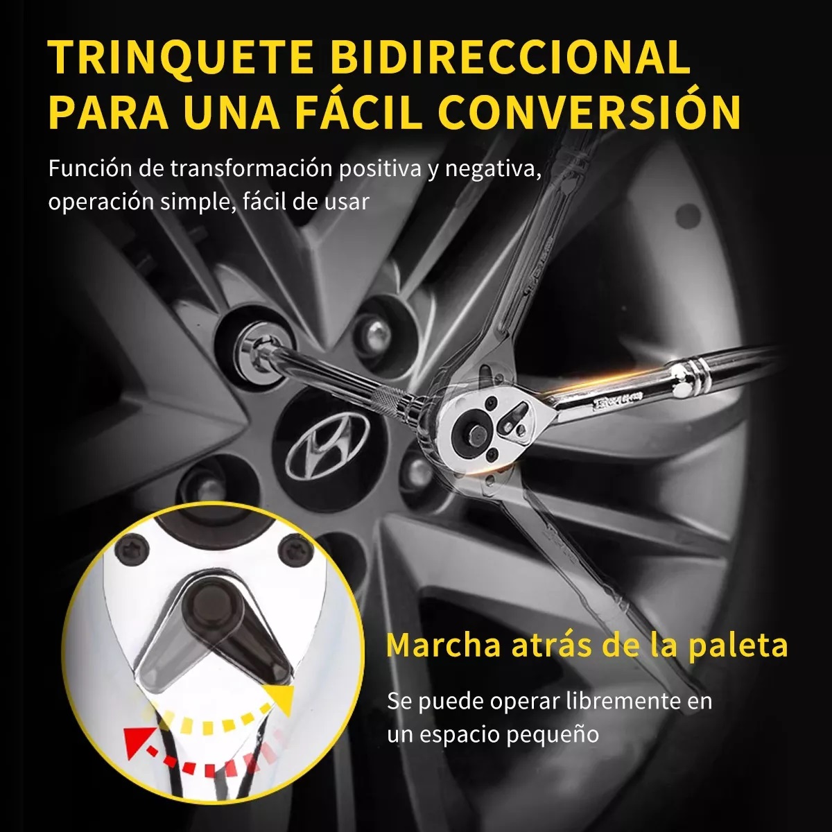 Juego De Trinquetes Matracas De 1/2, 3/8 Y 1/4 Llaves