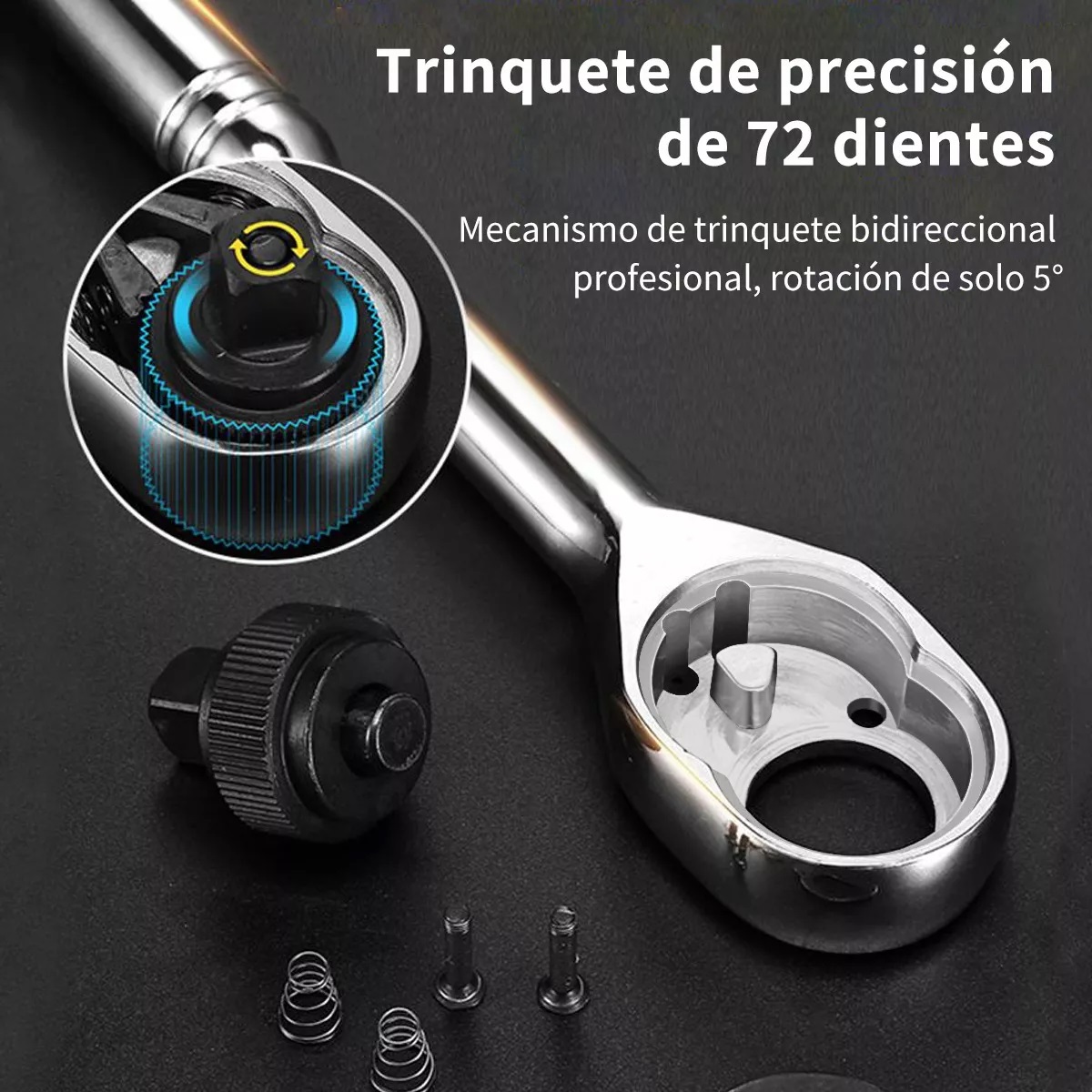 Juego De Trinquetes Matracas De 1/2, 3/8 Y 1/4 Llaves