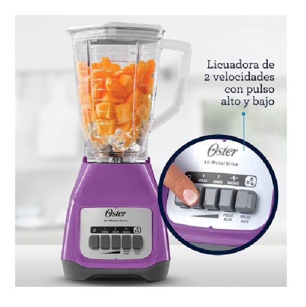 Licuadora Oster Blstkap ppb 2 Velocidades Pulso Vaso de Plástico