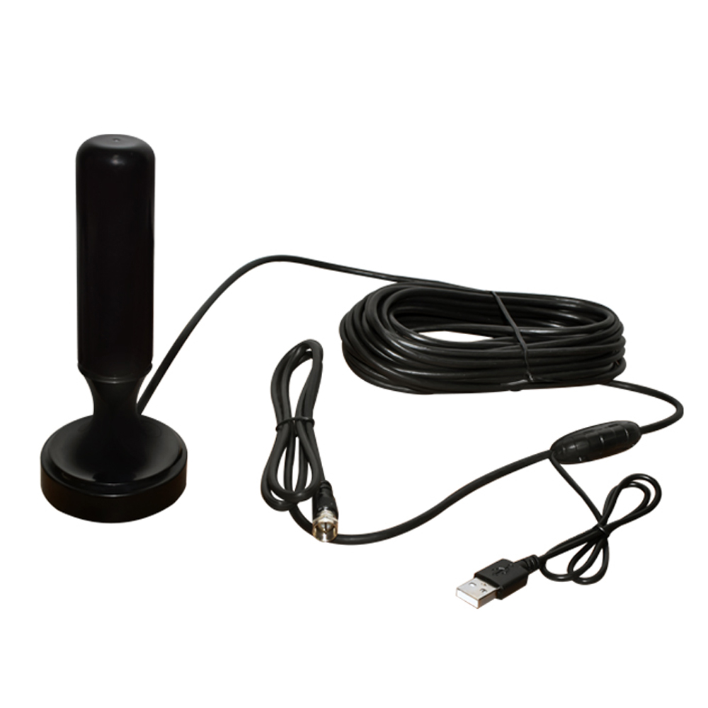 HDTV Antena de TV digital interior 360º Amplificador incorporado  Receptor de canales