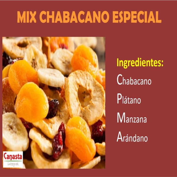 MIX CHABACANO ESPECIAL Y FRUTAS 500g