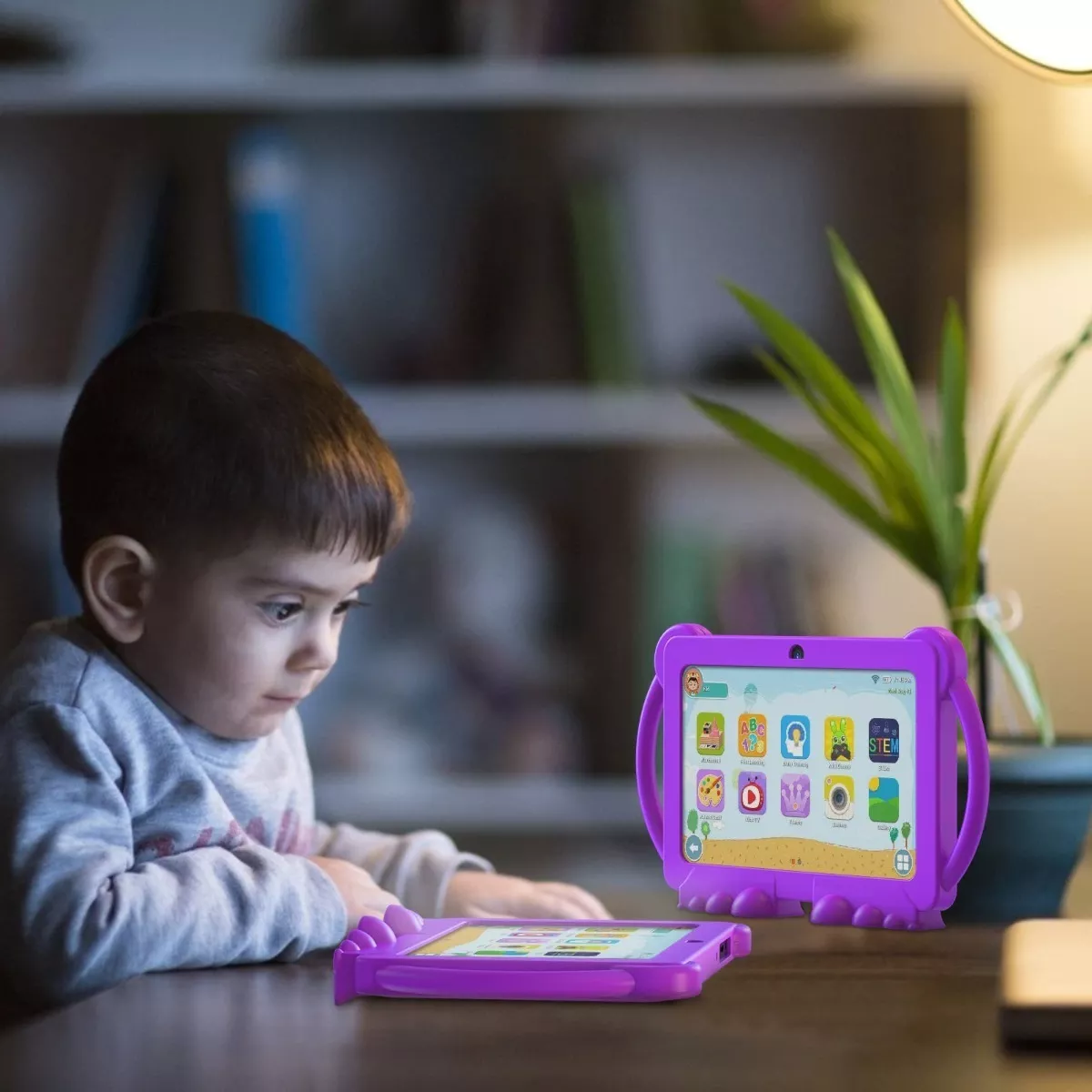 Tablet Para Niños 7 Pulgadas 3gb 32gb Tableta Con Fund Violeta