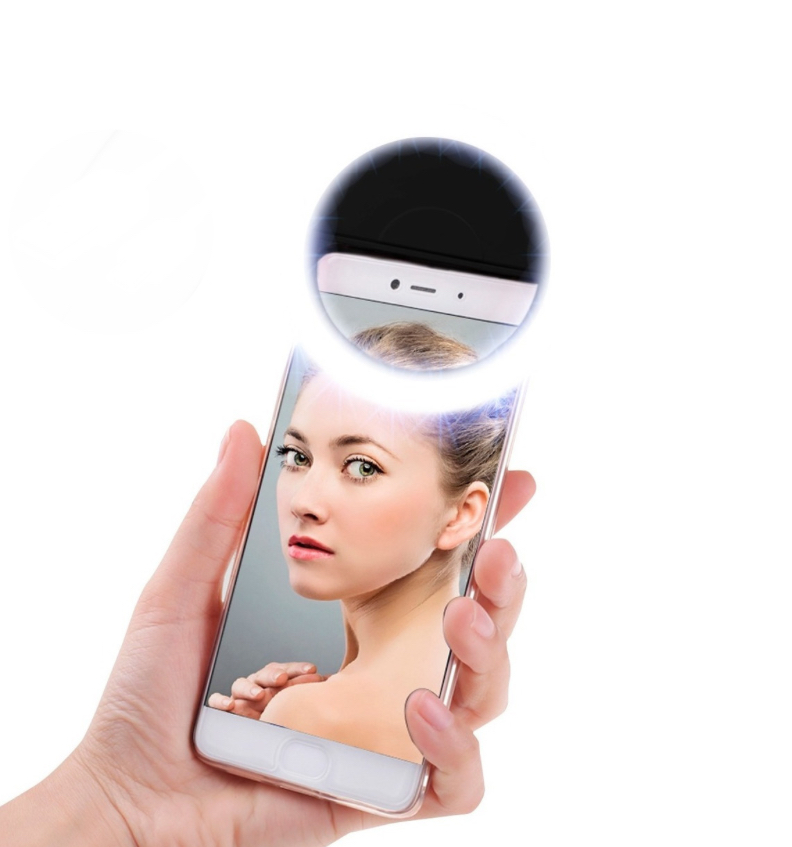 Aro Luz Led Celular Foto Selfie Recargable Cable Usb Smart Light Ring for  Phone