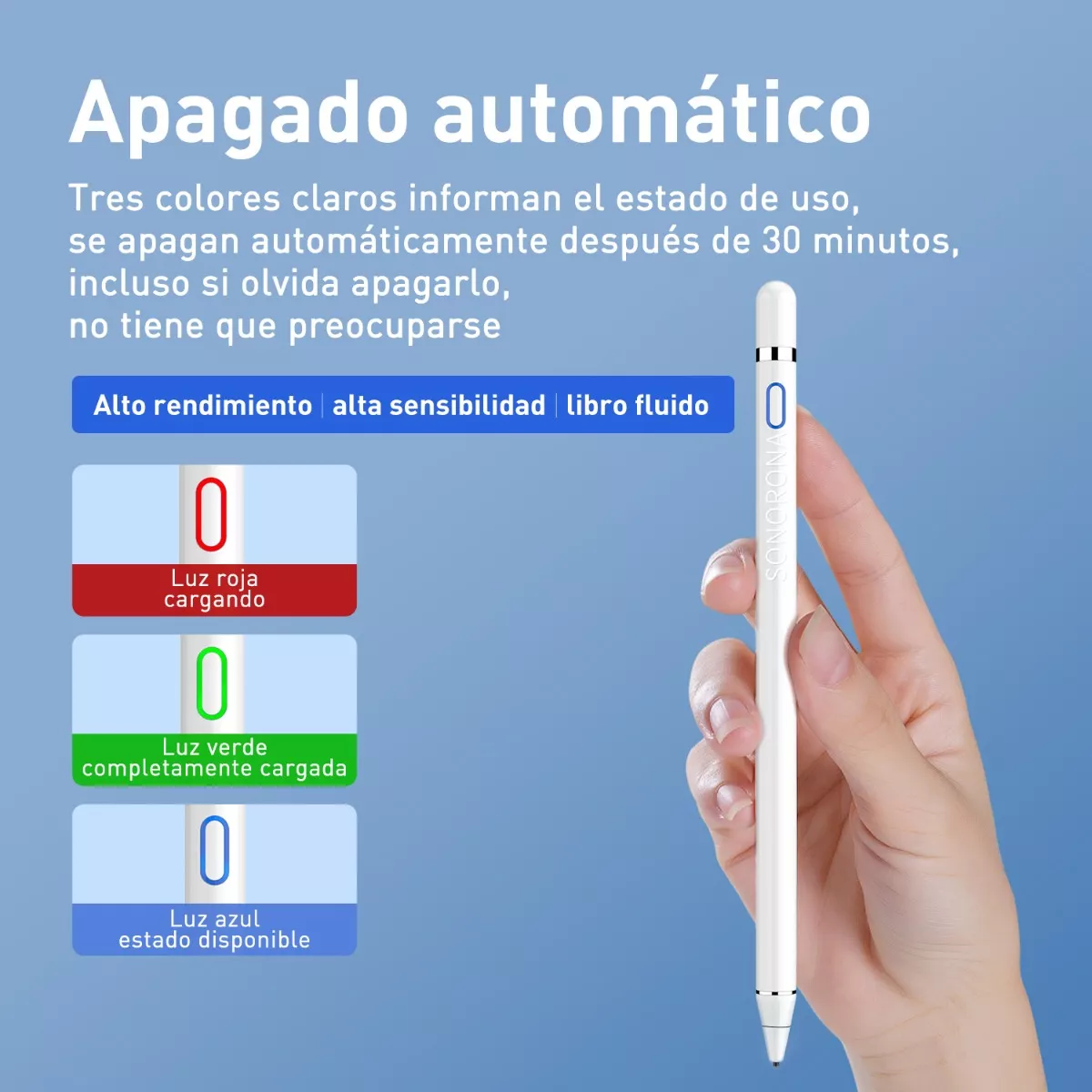 Pluma Lápiz Stylus Capacitivo Para iPad Tablet Ios Android