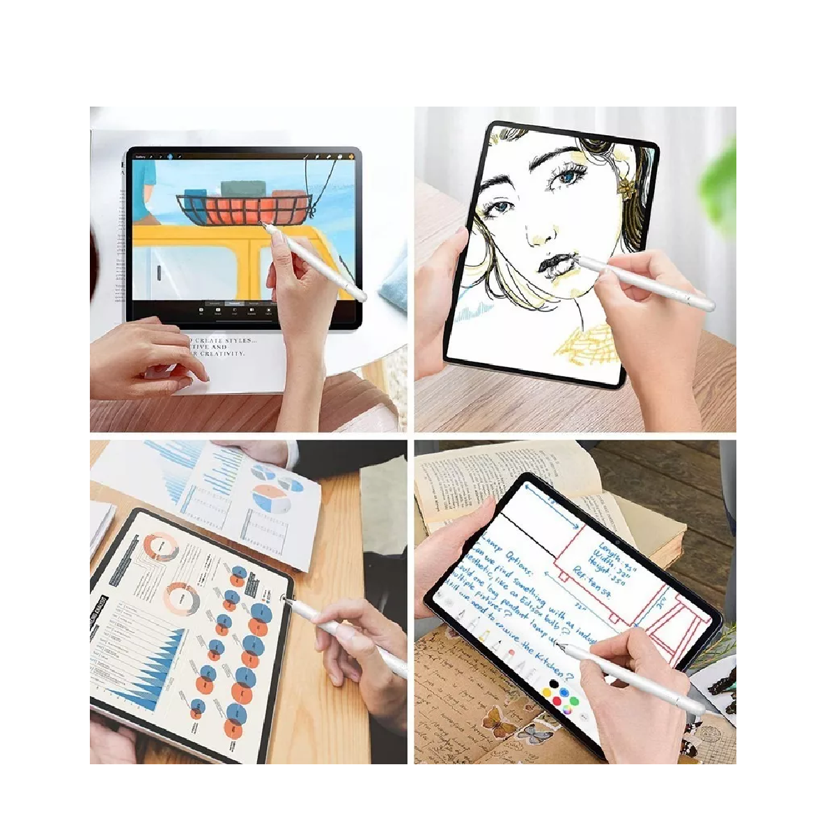 Set Lápiz Capacitivo,stylus Pen Lápiz Para Pantalla Táctil 2 Pcs