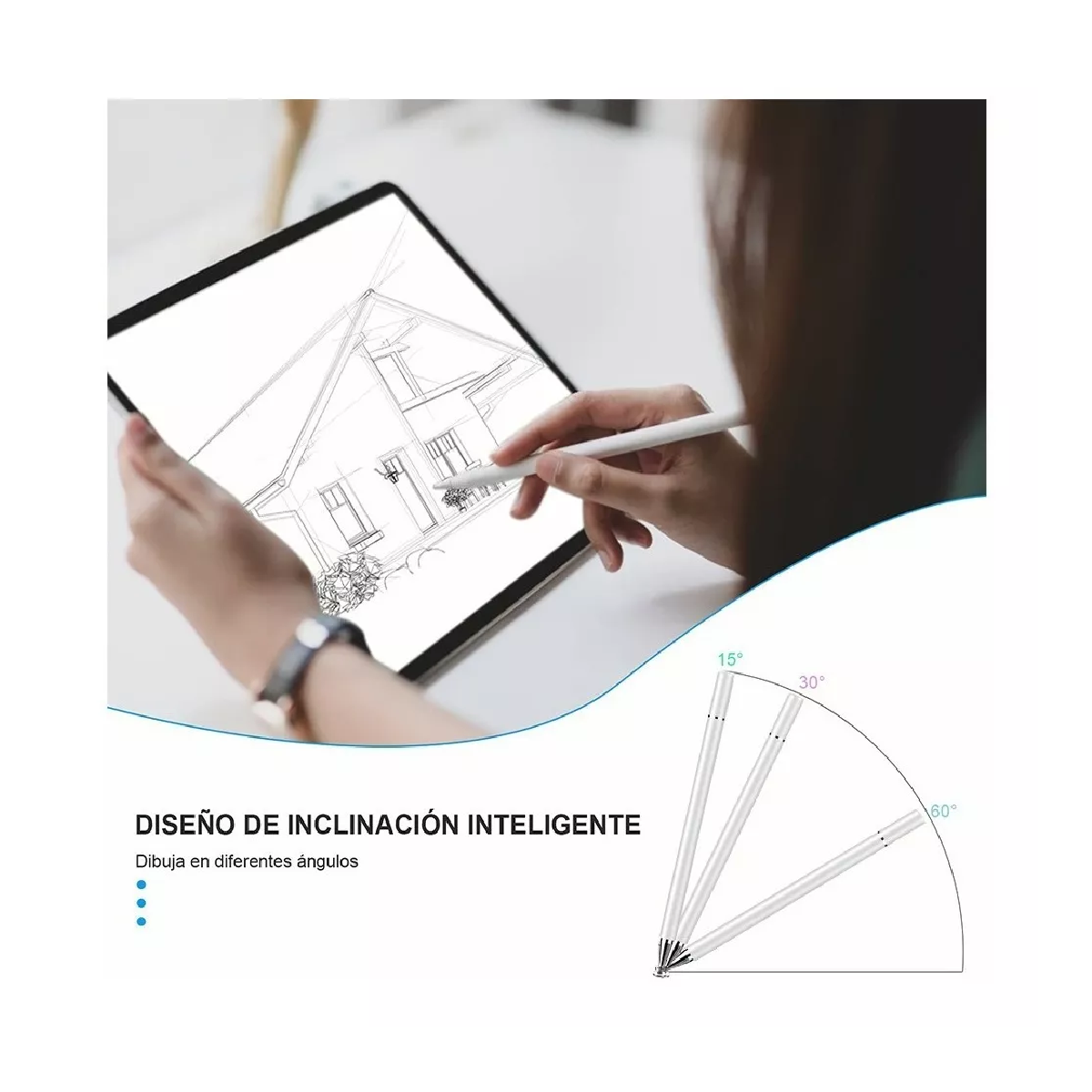 Lápiz Óptico Para Pantallas Táctiles Para iPad Pc Cel Tablet Oro Rosa