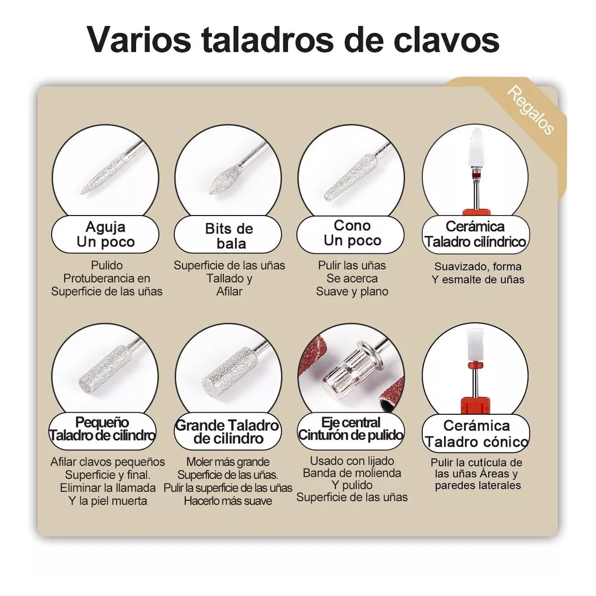 Pulidora De Uñas Drill Profesional Taladro De Uñas 35000rpm Rojo