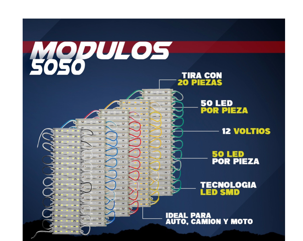 Modulo Led 5050 Blanco