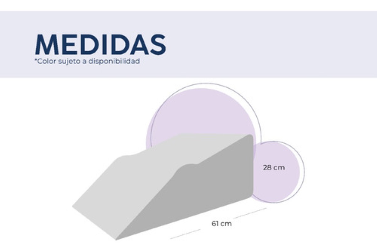 Almohada Cojin Descansa Piernas Ortopedica Blanco