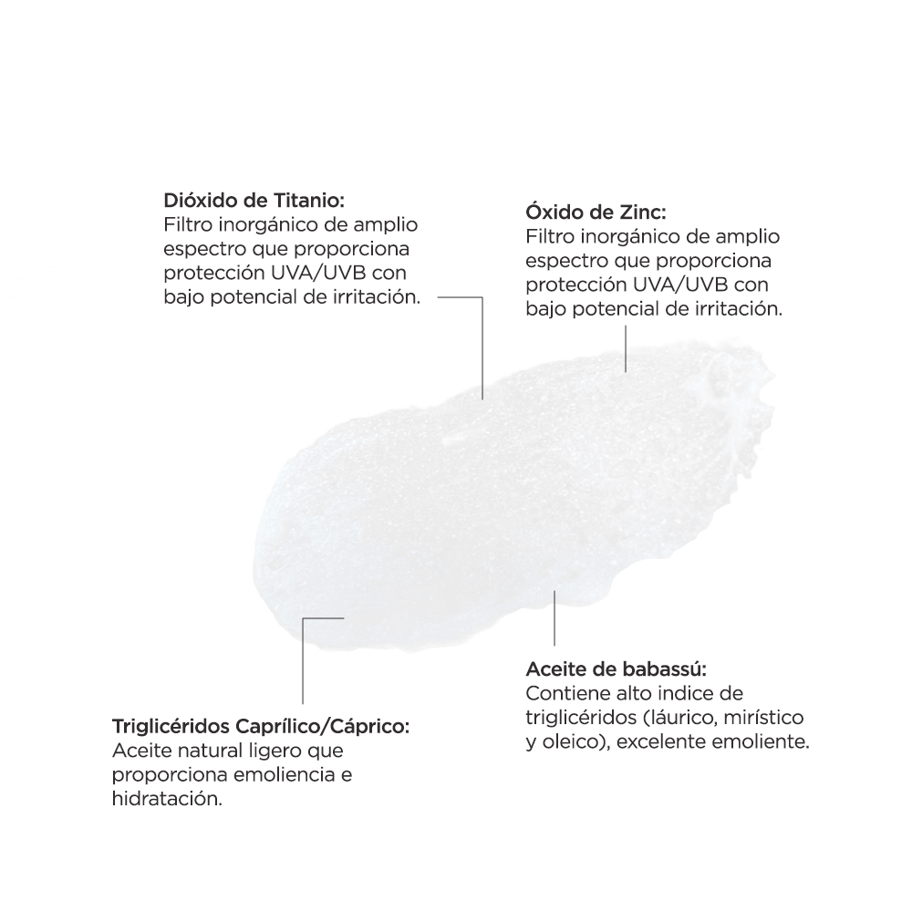 Reve Dermatologique -  SunVeil SOIE Neutre FPS 30  - Protector Solar Mineral - textura sedorsa - Matificador - Evaluada clínicamente - 50 ml