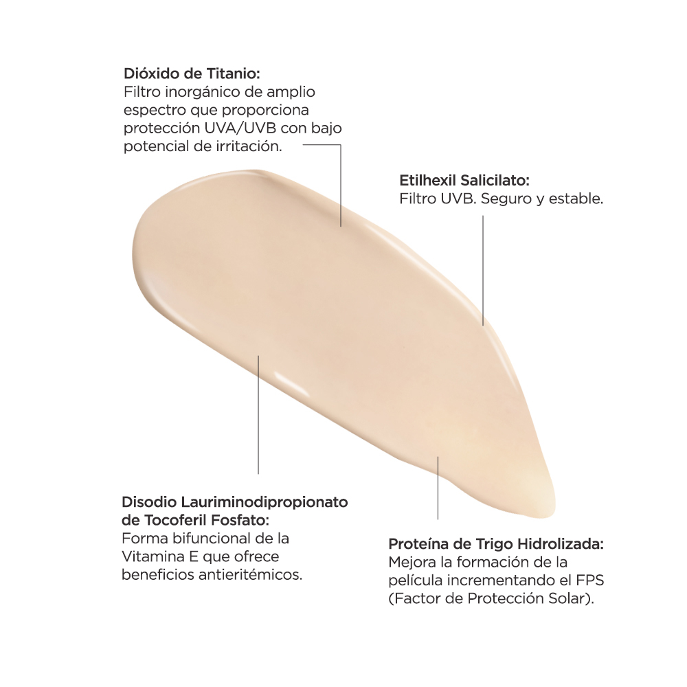 Reve Dermatologique - SunVeil Fluide Couleur FPS 50 - Protector Solar - Amplio espectro frente a la radiación UVA y UVB - Vitamina E - 50 ml