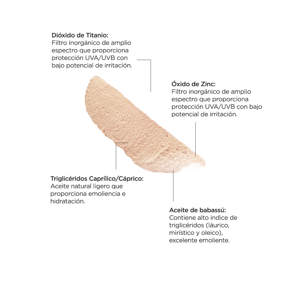 Reve Dermatologique -  SunVeil SOIE Couleur FPS 30  - Protector Solar Mineral - textura sedorsa - matificador - Evaluada clínicamente - 50 ml