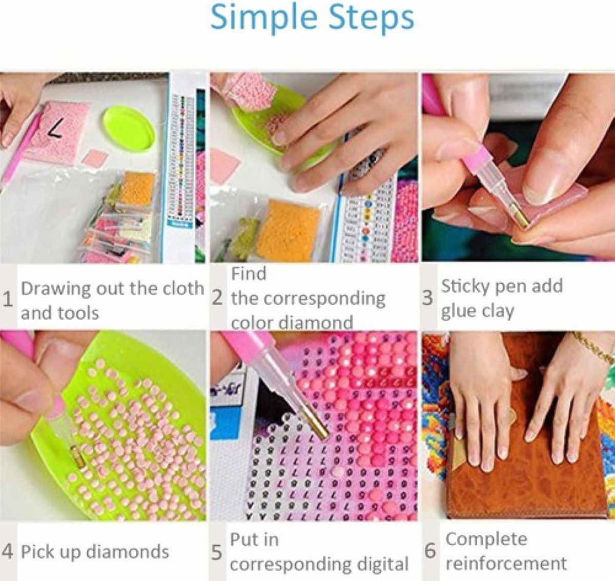 Herramientas Pintura Diamante 20 Pzas