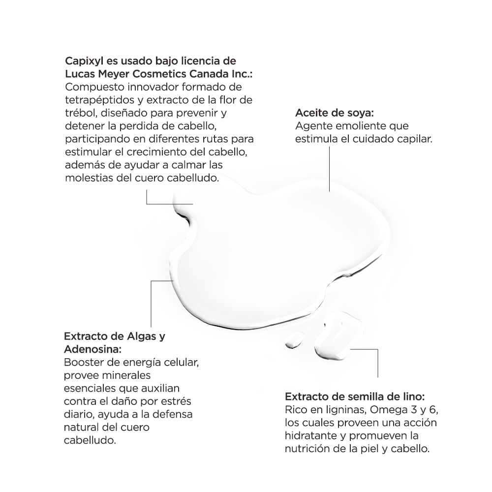 Reve Dermatolgique - Capilarium Loción - Loción auxiliar en el cuidado y crecimiento capilar - ayuda a fortalecer y la detención de caída - 100 ml