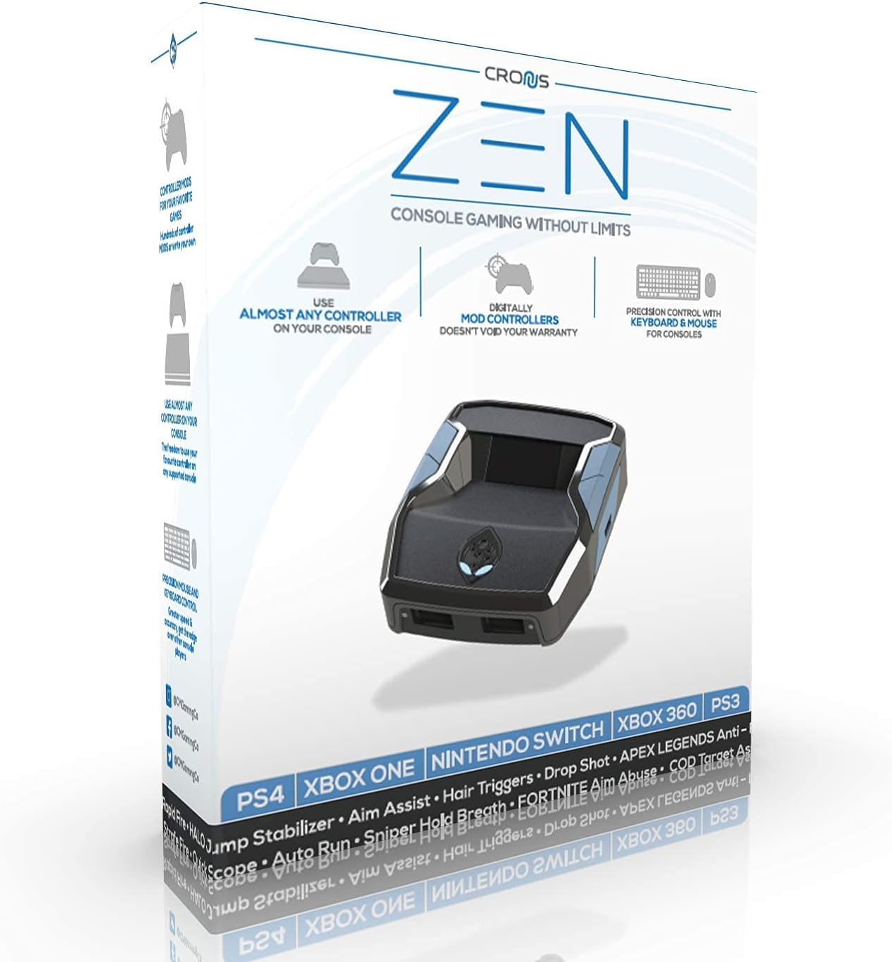 Collective Minds Cronus ZEN Emulador Adaptador Para Controles