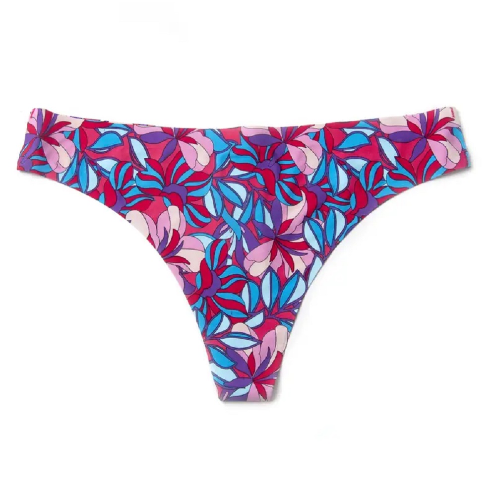Tangas con estampado floral 3 panties sin costura