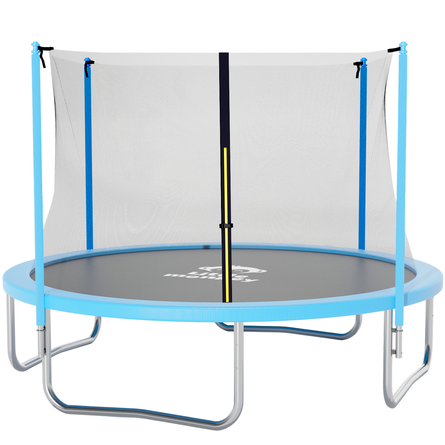 Trampolin Brincolin Tumbling 10 Pies Uso Rudo Red Seguridad Azul