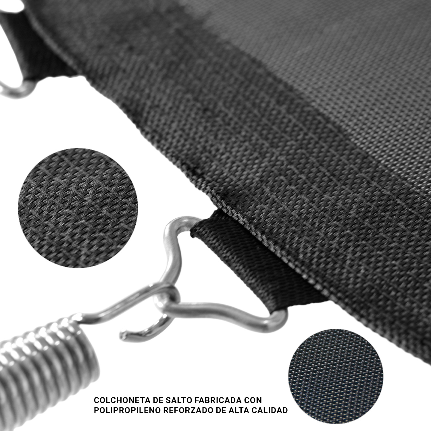 Trampolin Brincolin Tumbling 10 Pies Uso Rudo Red Seguridad Azul