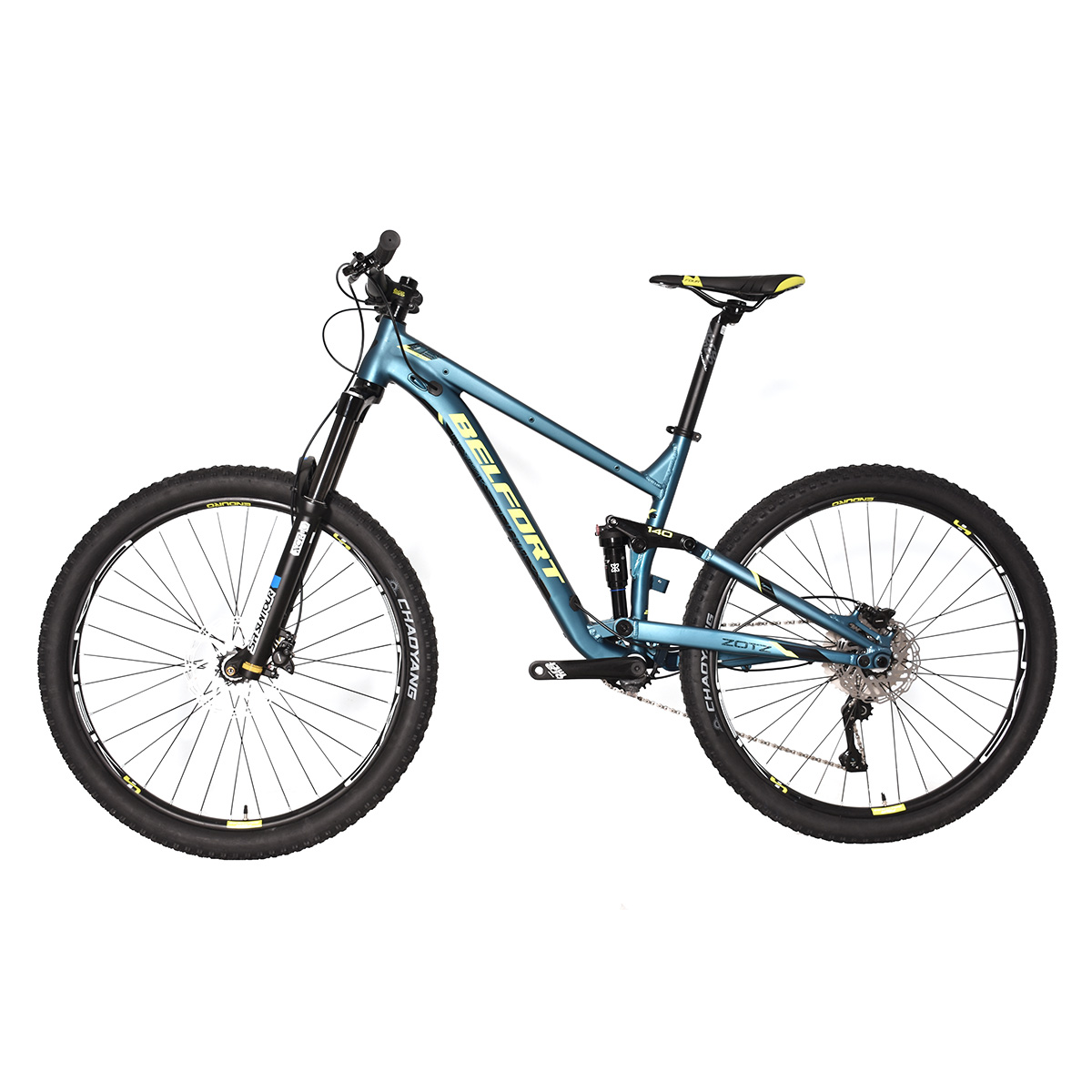 Bicicleta Belfort Zotz XCR34 R27 T17 Grafito Amarillo 2024
