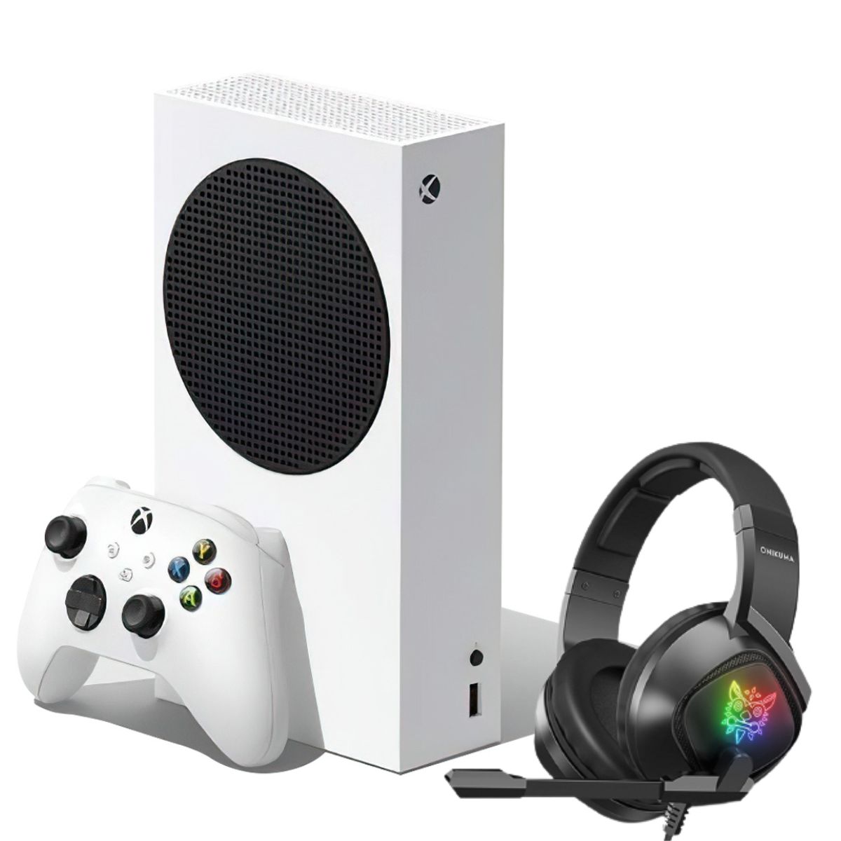 Combo Consola Microsoft XBOX Series S 1883 512GB jp White + Audìfonos