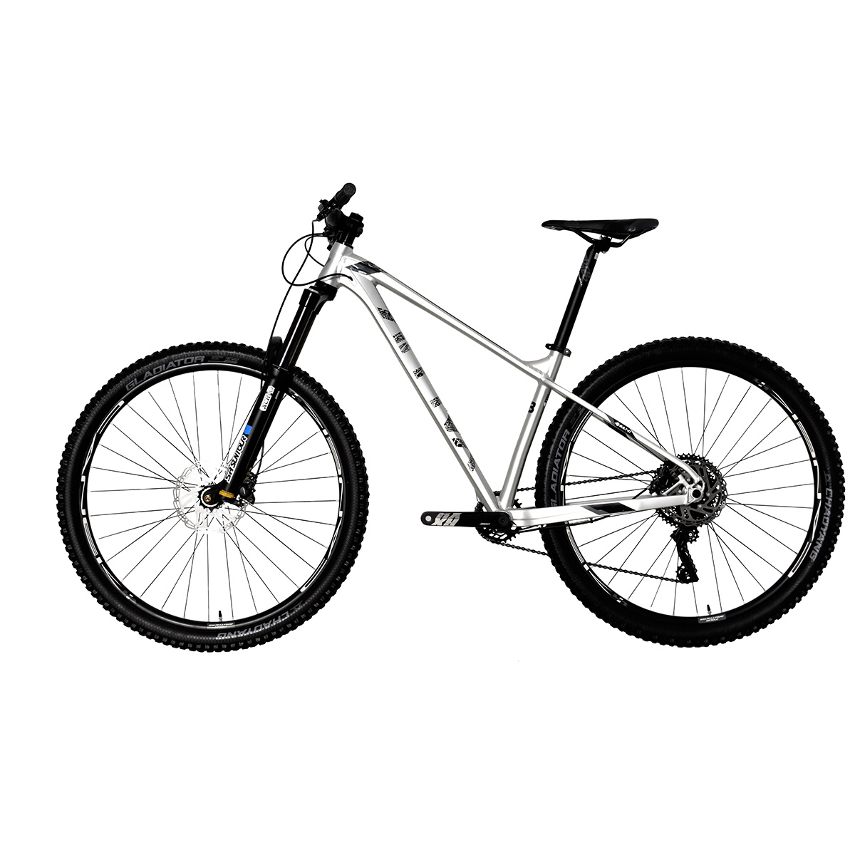 Bicicleta Belfort Yaluk R29 T17 Plata Negro 2024.